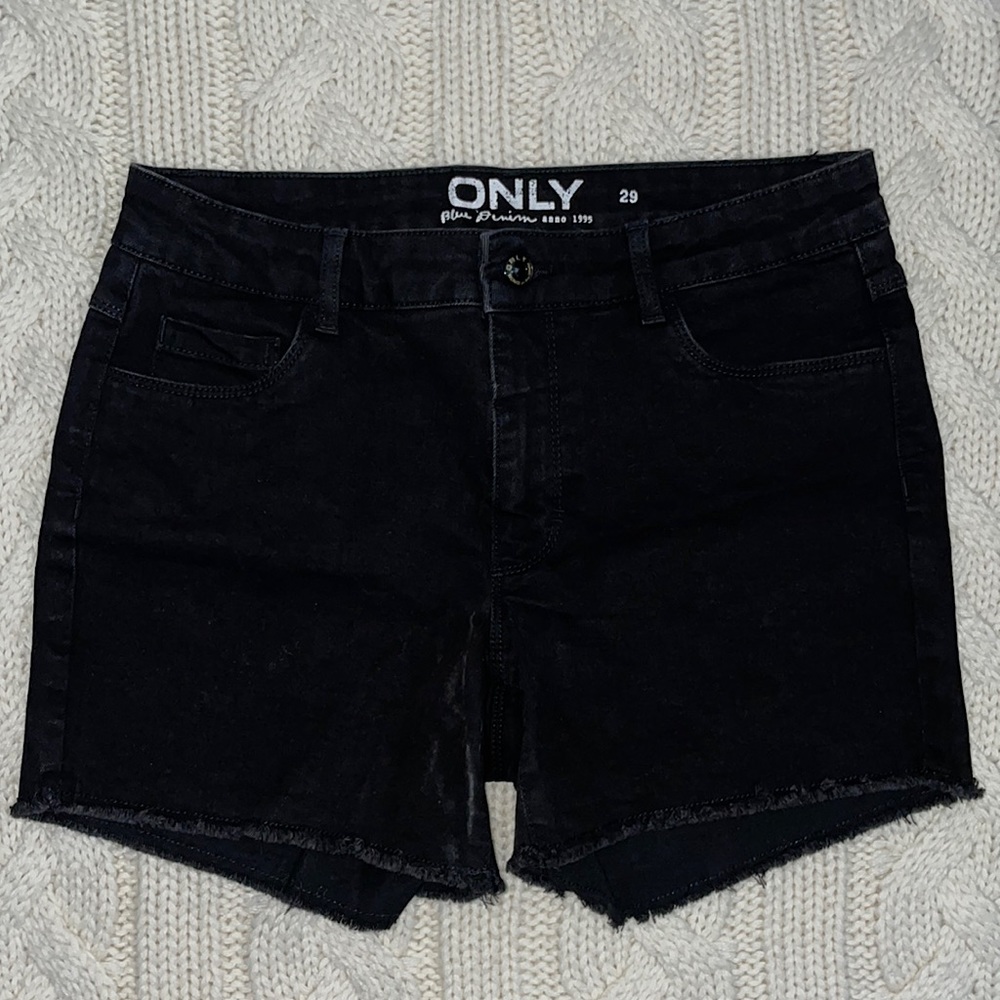 ⚡️3 for $20⚡️ Only Black Denim Shorts